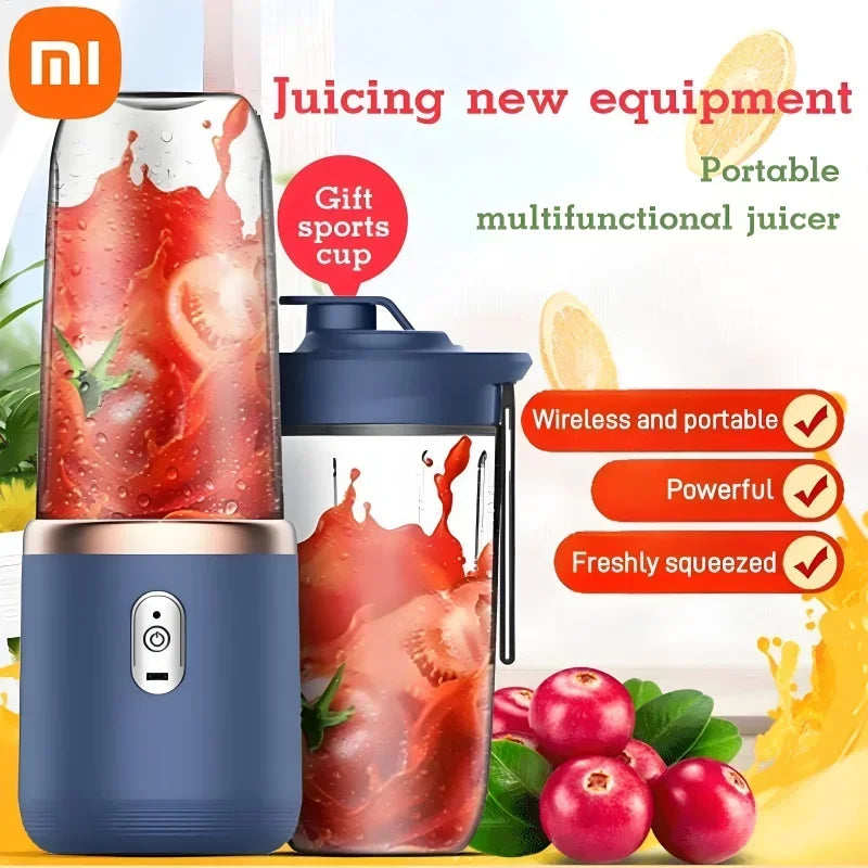 Portable Electric Juicer Household USB Charging Multi-function Juicer Smoothie Blender