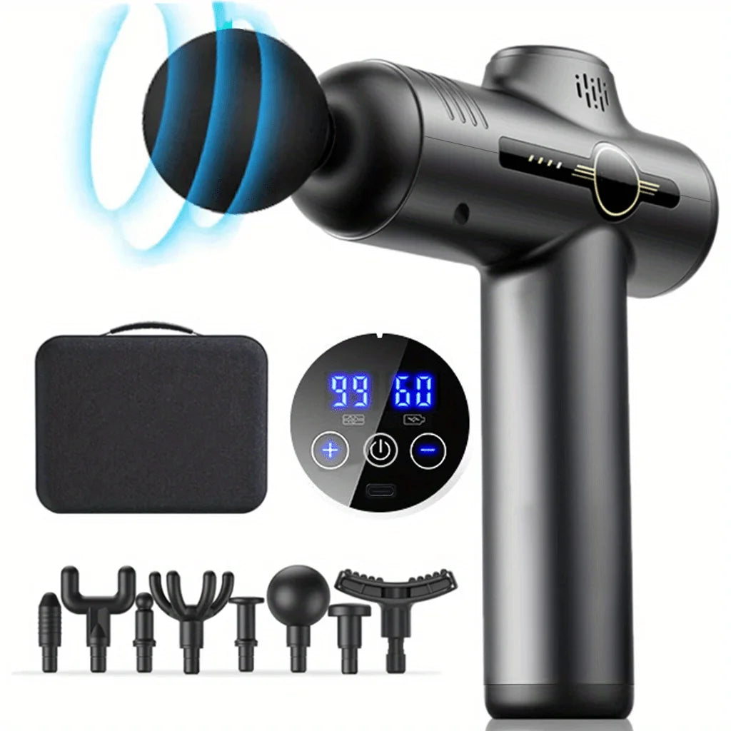 Portable Fascia Gun Vibration Massage Gun For Body