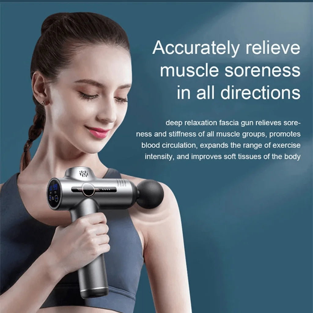 Portable Fascia Gun Vibration Massage Gun For Body